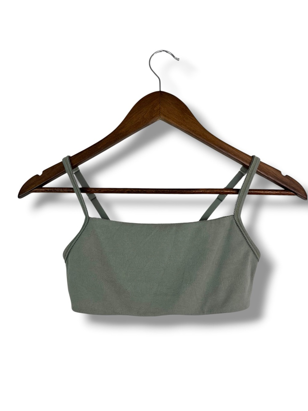 Skims Bralette Pointelle Sage Green Medium
